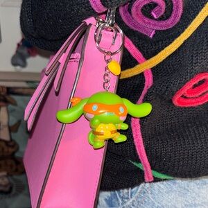 2025 McDonald’s TMNT x Sanrio Cinnamoroll x Michelangelo Keychain Charm